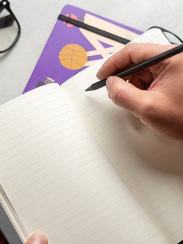 NOTIQUE NOTIQUE Notes Ice Surfers, crte, 13 x 21 cm