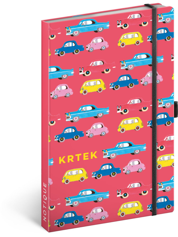 NOTIQUE NOTIQUE Notes Mole Cars, crte, 13 x 21 cm BAAGL