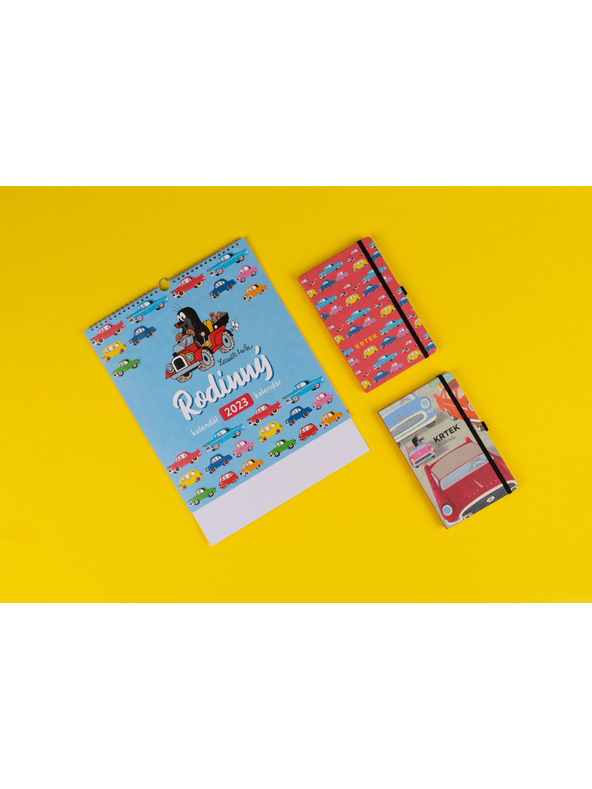 NOTIQUE NOTIQUE Notes Mole Cars, crte, 13 x 21 cm BAAGL