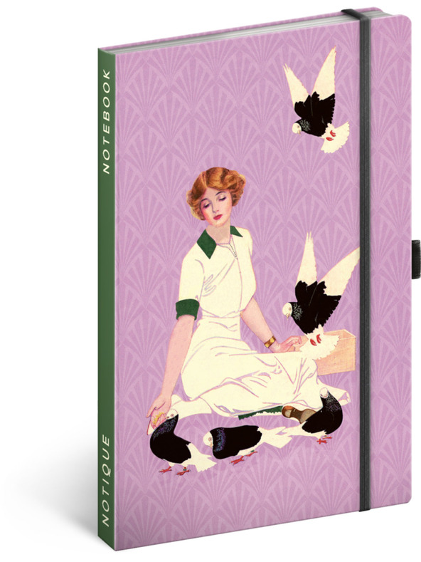 NOTIQUE NOTIQUE Notes Doves by Kateřina Winterová, crte, 13 x 21 cm BAAGL