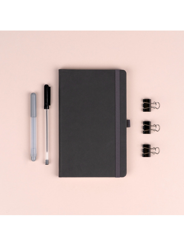 NOTIQUE NOTIQUE Bilješke sive, crte, 13 x 21 cm