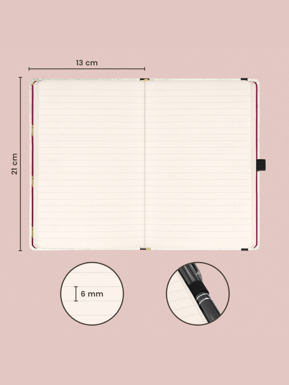 NOTIQUE NOTIQUE Notes Harry Potter, crte, 13 x 21 cm