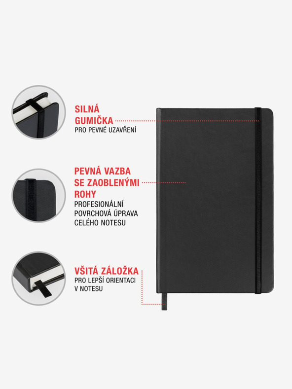 NOTIQUE NOTIQUE Notes Superman - Logo, u crtu, 11 x 16 cm