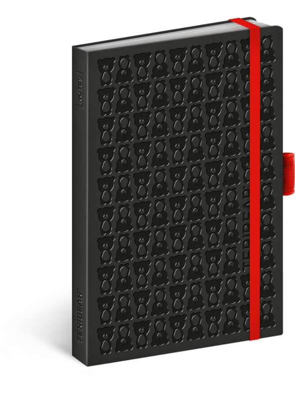 NOTIQUE NOTIQUE Bilješke Teribear, crne, crte, 9 x 13 cm