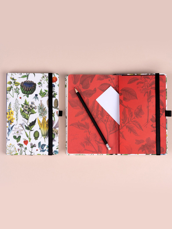 NOTIQUE NOTIQUE Notes Bilje Kateřine Winterová, točkasto, 13 x 21 cm