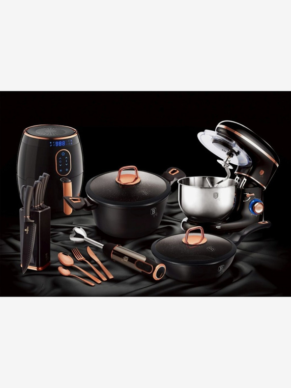 Berlingerhaus Wok tava s mramornom površinom BERLINGERHAUS Black Rose Collection (28 cm)