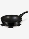 Berlingerhaus Wok tava s mramornom površinom BERLINGERHAUS Black Rose Collection (28 cm)
