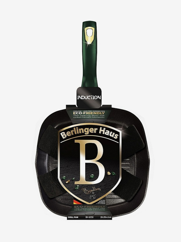 Berlingerhaus Grill tava s titanskom površinom 28 cm Emerald Collection BERLINGERHAUS