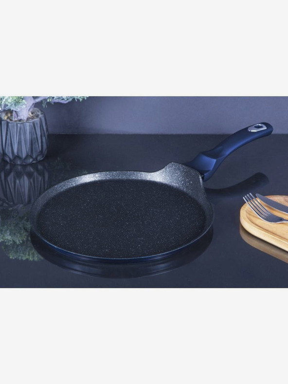 Berlingerhaus Tava za palačinke s mramornom površinom 28 cm BERLINGERHAUS Metallic Line Aquamarine Edition