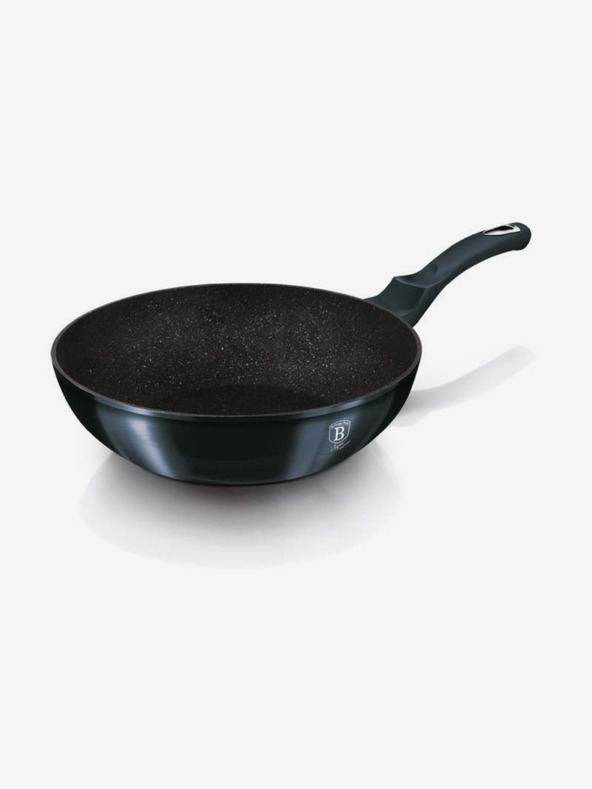 Berlingerhaus Wok tava s mramornom površinom 30 cm BERLINGERHAUS Metallic Line Aquamarine Edition