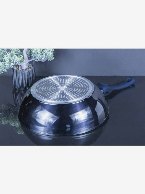 Berlingerhaus Wok tava s mramornom površinom 30 cm BERLINGERHAUS Metallic Line Aquamarine Edition