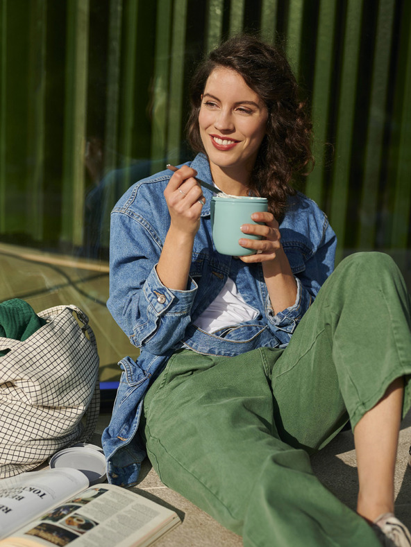 Mepal Crna kutija za ručak Mepal Ellipse Mini (300 + 120 ml)