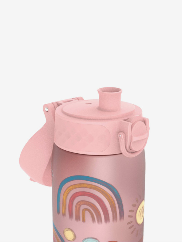 ION8 Svijetlo ružičasta dječja bočica Ion8 Leak Proof Duge 500 ml