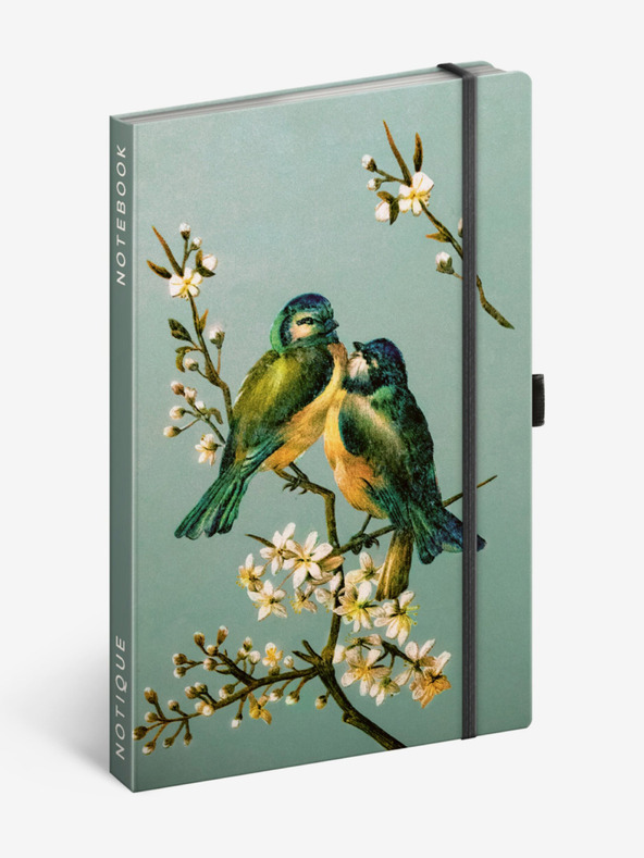 NOTIQUE NOTIQUE Bilješke Ptice Kateřine Winterová, točkasto, 13 x 21 cm