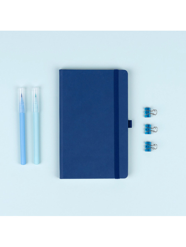 NOTIQUE NOTIQUE Bilješke Tamnoplava, s linijama, 13 x 21 cm