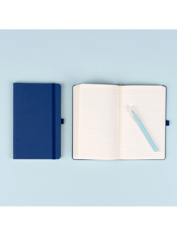 NOTIQUE NOTIQUE Bilješke Tamnoplava, s linijama, 13 x 21 cm