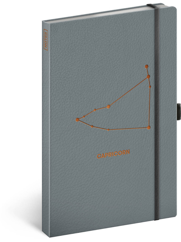 NOTIQUE NOTIQUE Notes Zodiac Capricorn, crte, 13 x 21 cm
