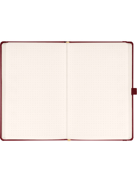 NOTIQUE NOTIQUE Notes Balacron, bordo, točkasto, 15 x 21 cm