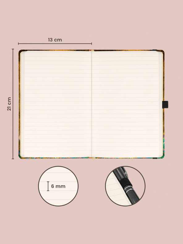 NOTIQUE NOTIQUE Notes Gustav Klimt, crte, 13 x 21 cm