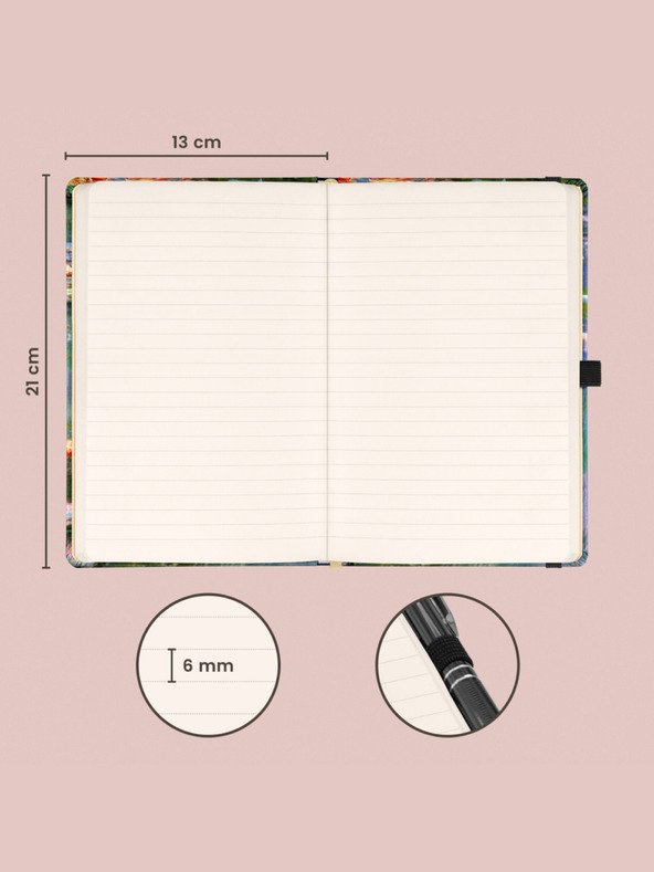 NOTIQUE NOTIQUE Notes Claude Monet, crte, 13 x 21 cm