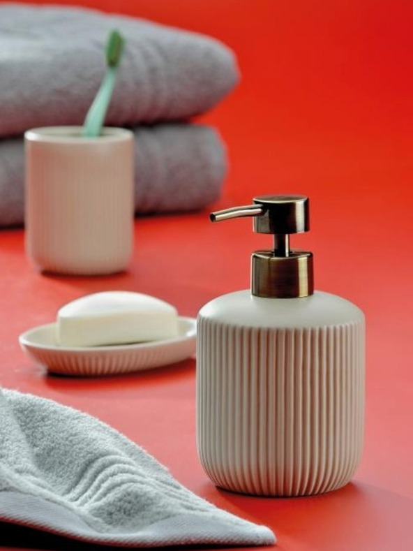 Kela Dozator sapuna Adele keramika siva 400 ml KELA
