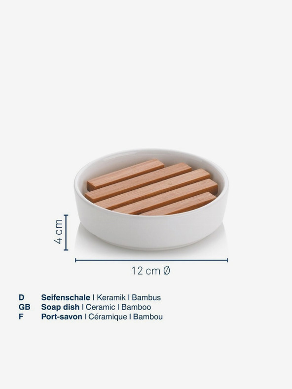 Kela Posuda za sapun NATURA s rešetkom KELA