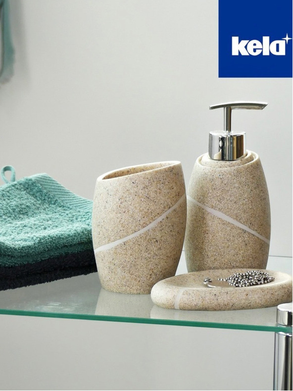 Kela Dozator sapuna TALUS poly, dekor kamen bež KELA