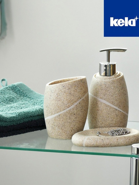 Kela Dozator sapuna TALUS poly, dekor kamen bež KELA