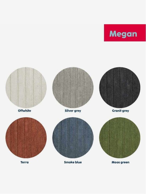 Kela Kupaonski tepih Megan 80x50 cm pamuk terra KELA