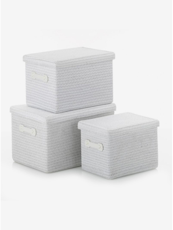 Kela Set košara RIMOSSA 3 kom bijela KELA