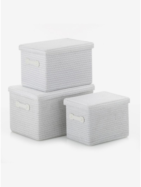 Kela Set košara RIMOSSA 3 kom bijela KELA