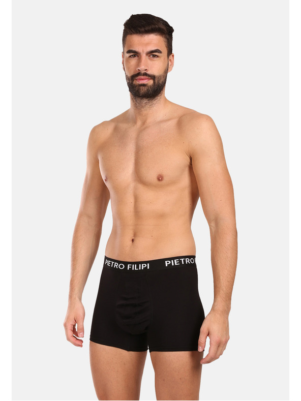 Pietro Filipi Komplet od dvije - muške boksačice Pietro Filipi držač za lopte crne boje