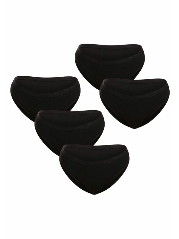 Pietro Filipi Set od pet komada - ženskih gaćica Pietro Filipi crne boje