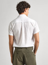 Pepe Jeans Pepe Jeans bijela muška lanena košulja kratkih rukava