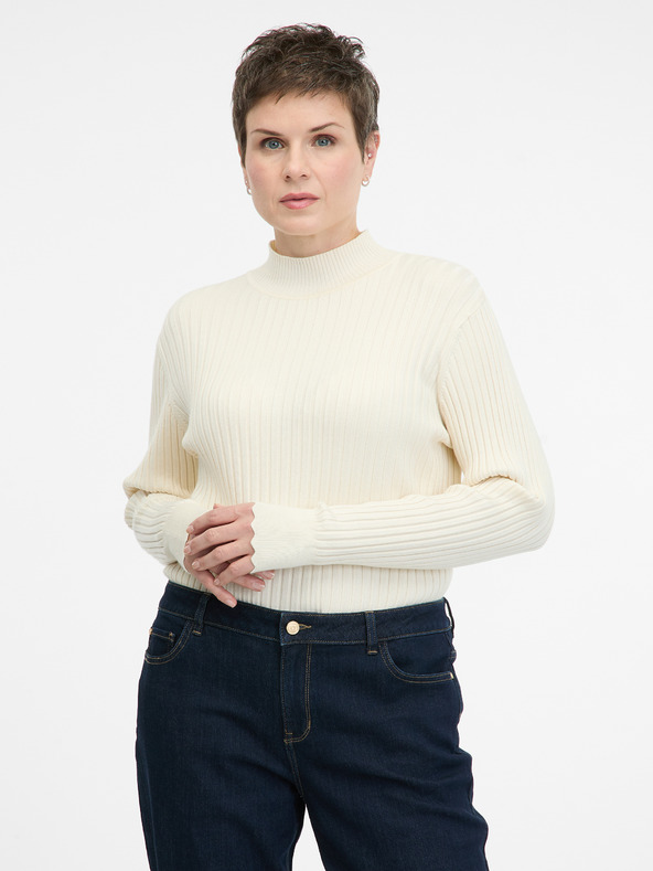 Orsay Krem ženski pulover ORSAY