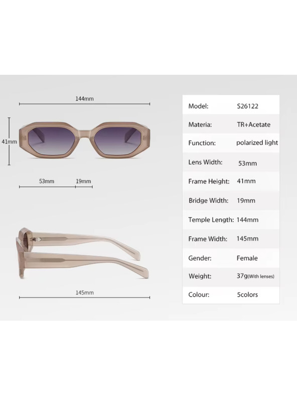 VEYREY Veyrey hig-end polarizirana sunčana očala ovalnoga oblika Sunodagh