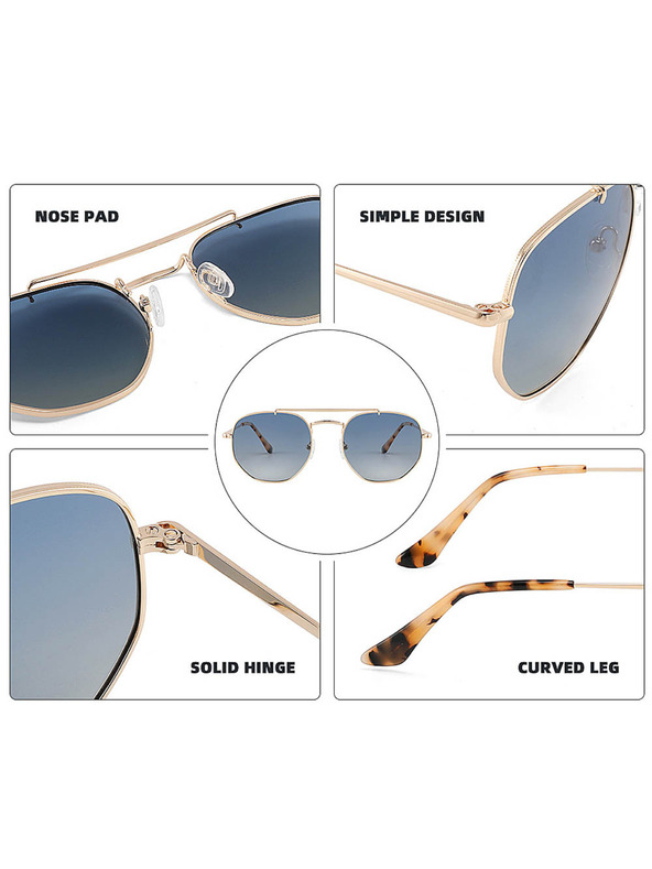 VEYREY Veyrey high-end polarizacijske pilot sunčane naočale Bulak