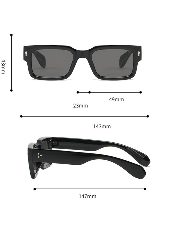 VEYREY Veyrey četvrtaste sunčane naočale Vugub