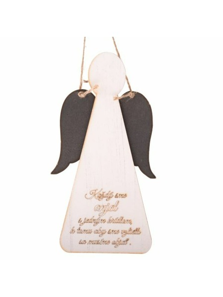 Casa de Engel Drveni viseći anđeo s natpisom (SK), 0/100