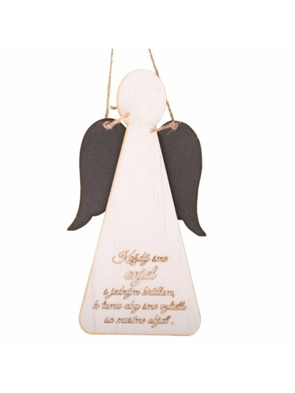 Casa de Engel Drveni viseći anđeo s natpisom (SK), 0/100