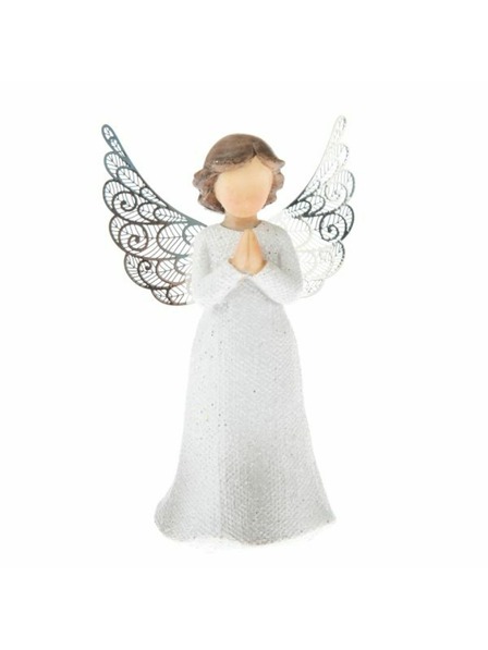 Casa de Engel Poliresinski anđeo s metalnim krilima, moleći se, 9/108