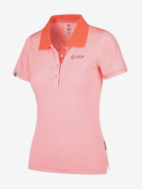 Kilpi Svijetlo ružičasta ženska funkcionalna polo majica Kilpi COLLAR-W