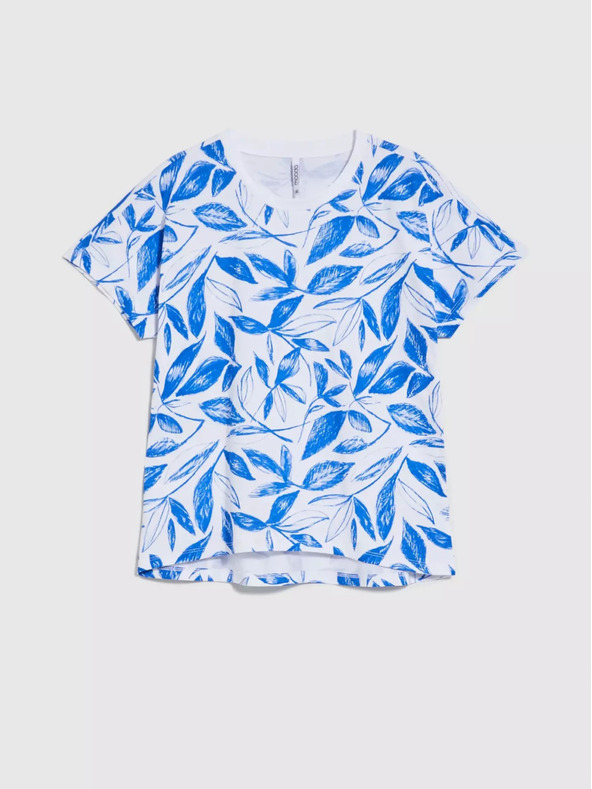 Moodo Plava bluza s Moodo printom lišća