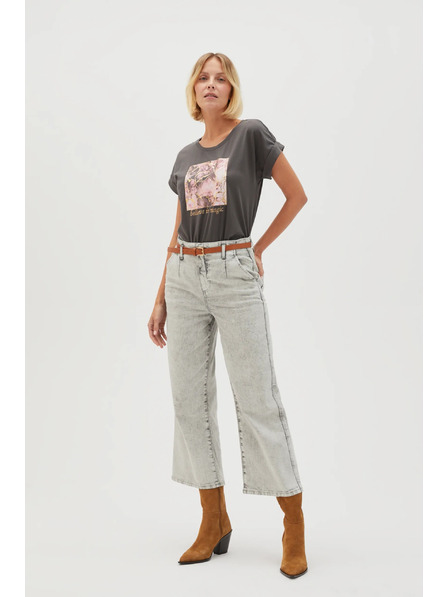 Moodo ŽENSKA MAJICA L-TS-4630 SIVA Moodo