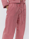 Sofie Schnoor Bijelo-crvene ženske karirane hlače Sofie Schnoor
