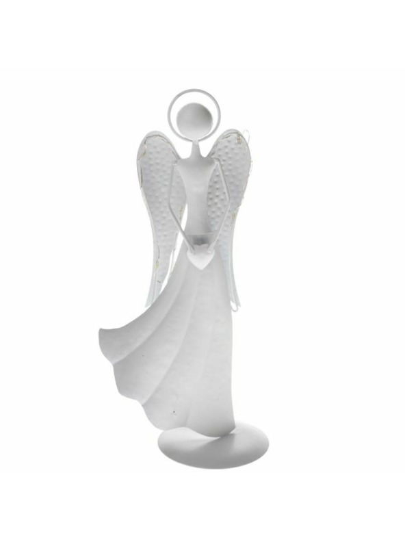 Casa de Engel Metalni anđeo s LED svjetlom, 0/6