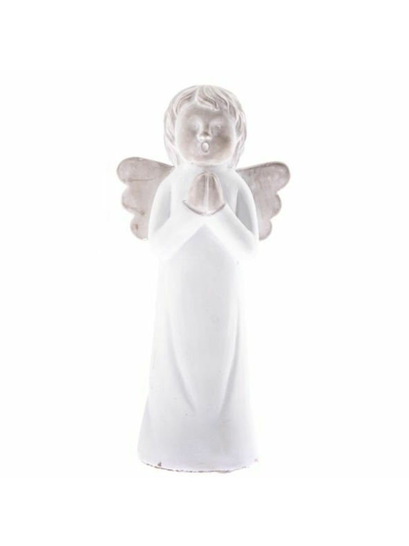 Casa de Engel Betonski anđeo u molitvi, siva krila, 3/18