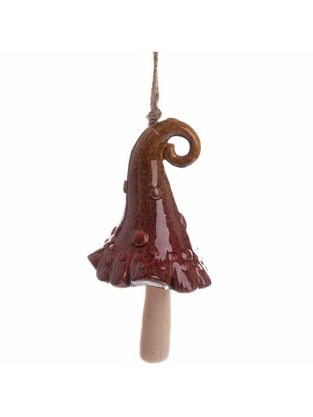 Casa de Engel Keramički zvonček - šešir, smeđa, 6/36