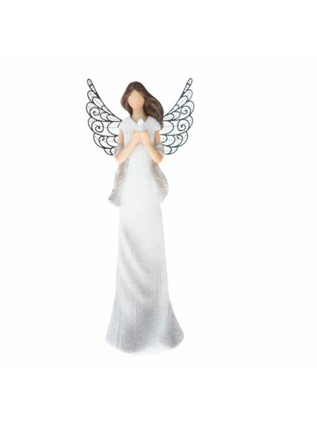 Casa de Engel Poliresinski anđeo s golubom i metalnim krilima, 2/48