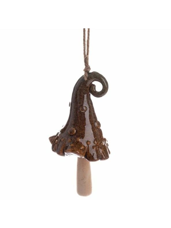 Casa de Engel Keramički zvonac - šešir, zelena, 6/36